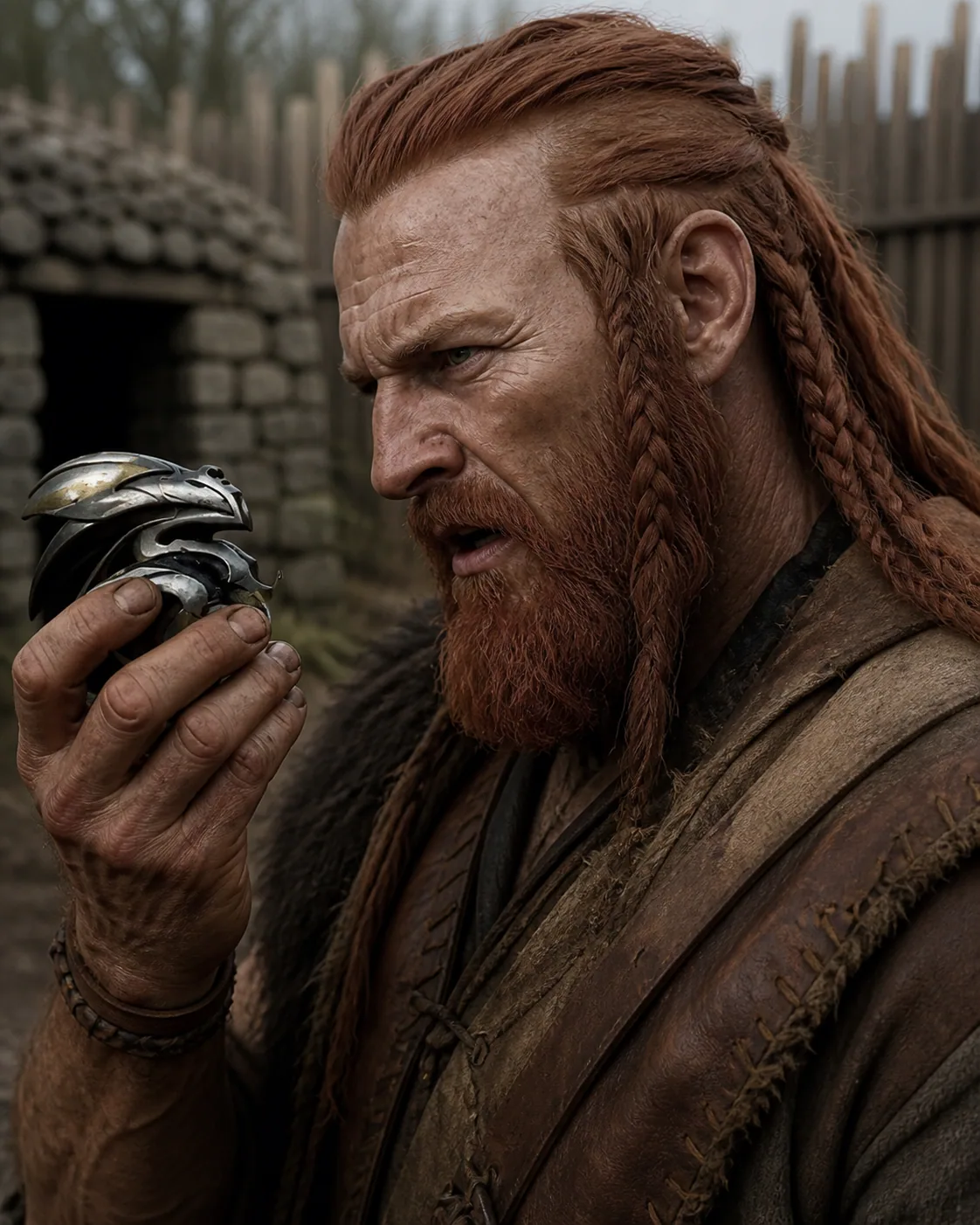 Photorealistic interpretation of B's human father