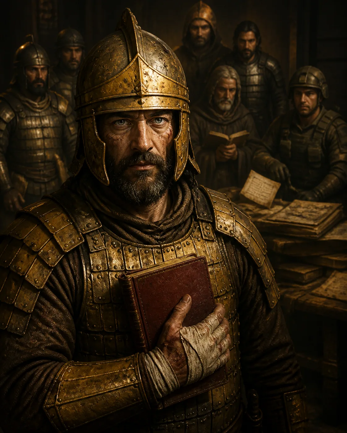 Photorealistic interpretation of Caldwell's ancestral cult lineage
