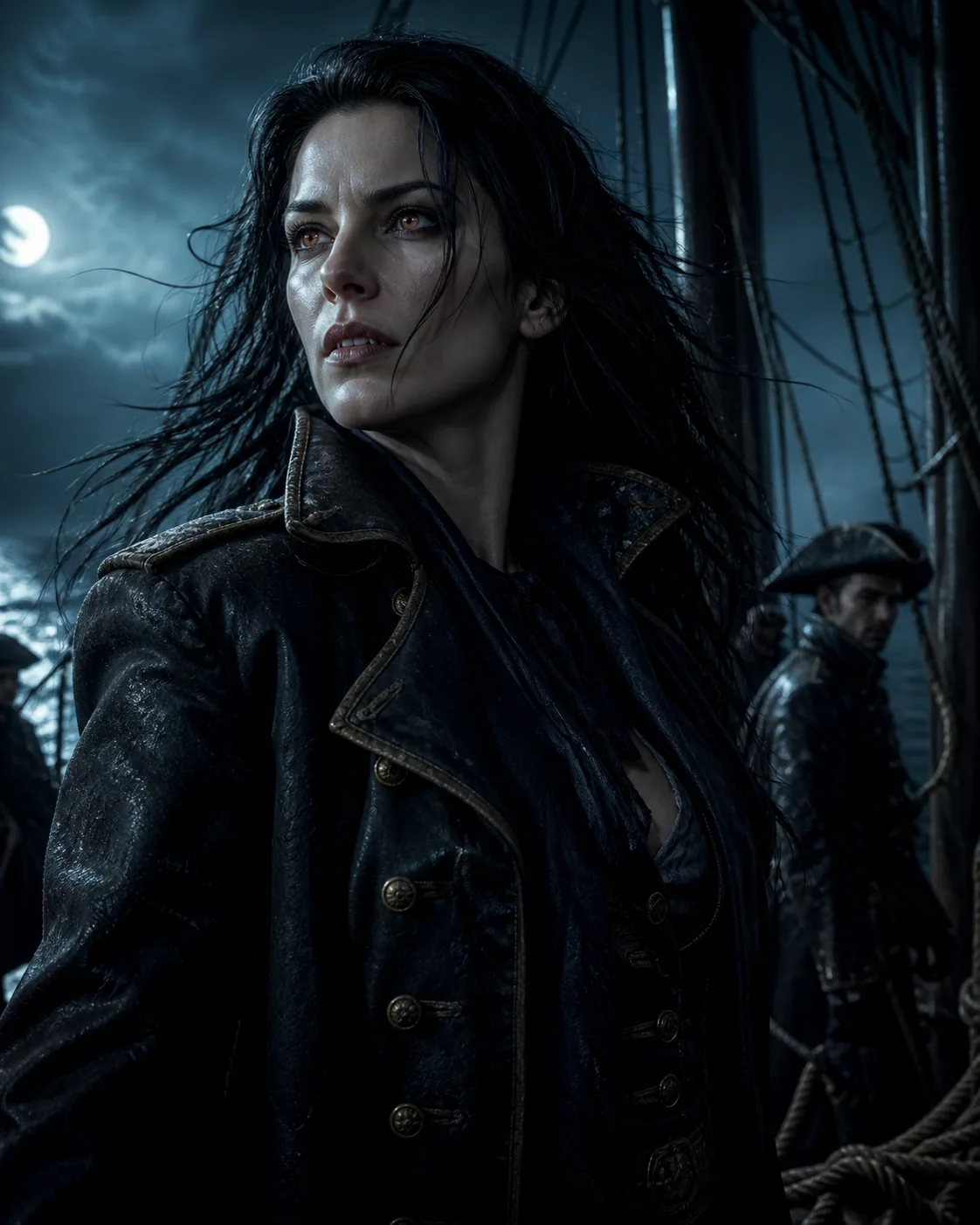 Photorealistic interpretation of the Vampire Captain