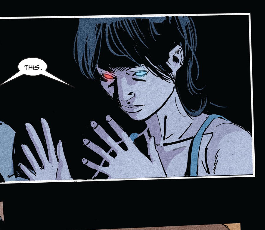 B and Diana's daughter in BRZRKR #12