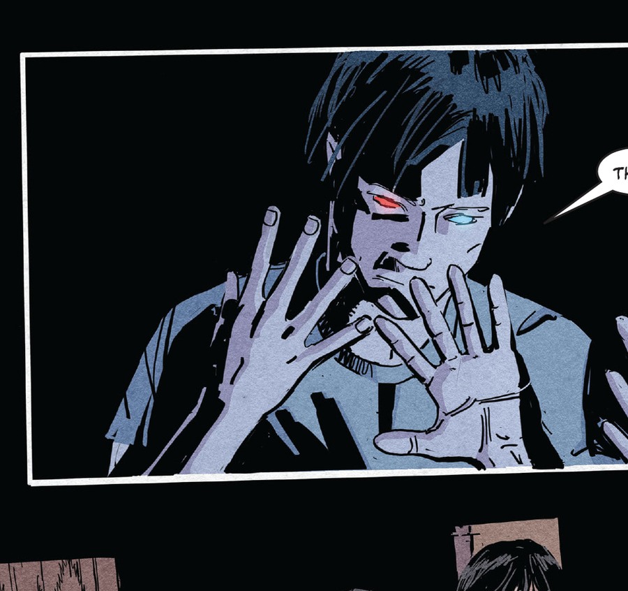 B and Diana's child in the ending