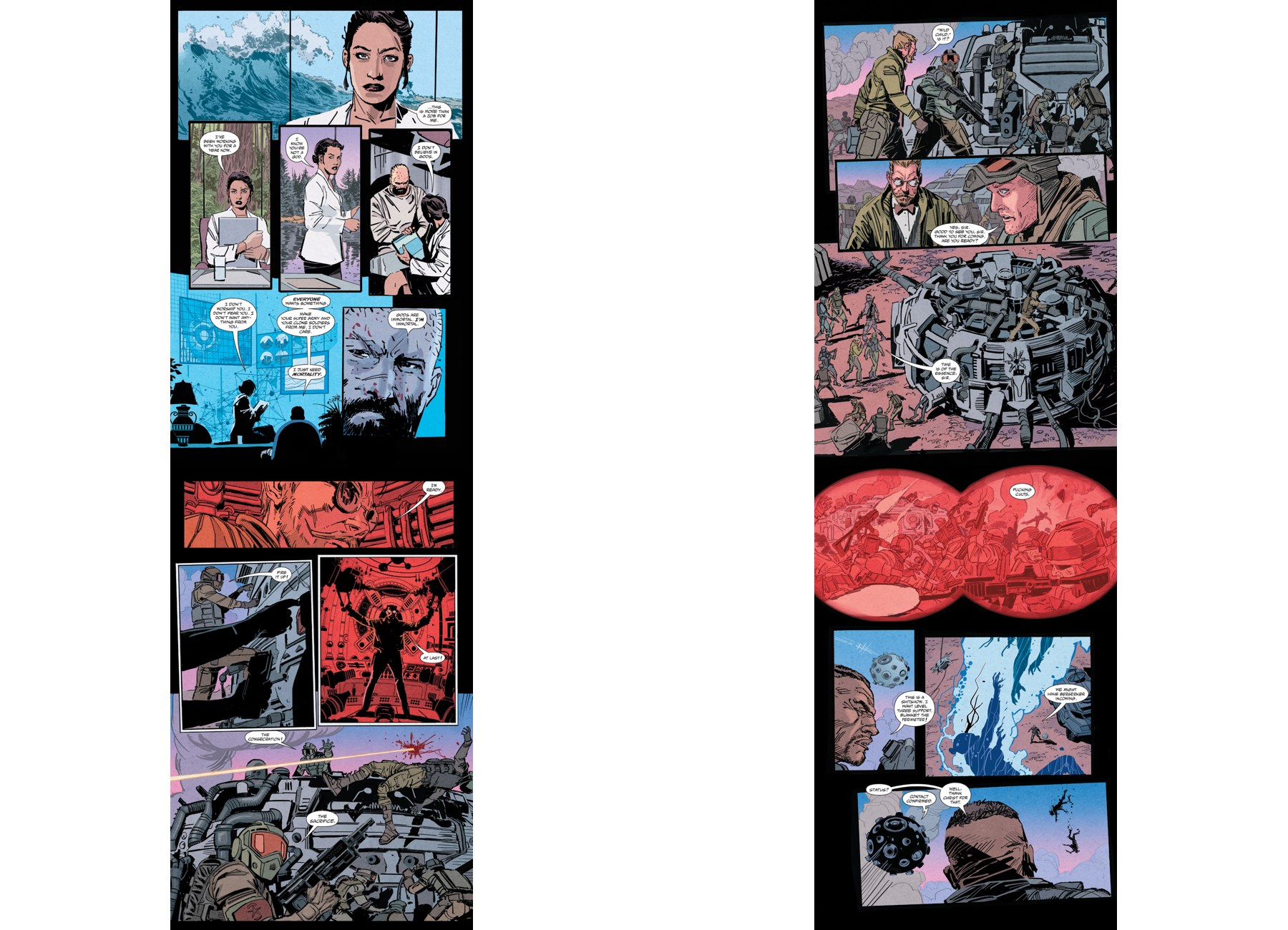 Government and cult personnel reference montage