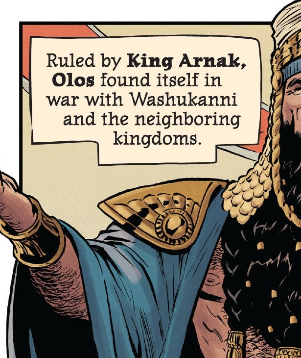King Arnak in BRZRKR: Fallen Empire